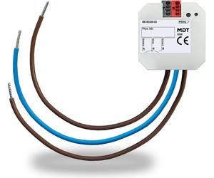 Interface à boutons-poussoirs MDT KNX double 230 V entrées Up, 1 pièce.