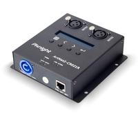 Interface ArtNet DMX 1024, 2 univers, alimentation PoE, montage sur structure
