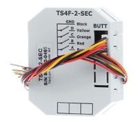 Interface bouton pour 4 personnes - Entrée binaire quadruple pour la domotique KNX TS4F-2-E | Lingg & Janke | TS4F-2-E | 79880 | Entrée binaire