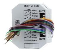 Interface bouton pour 8 personnes - Entrée binaire 8 fois pour la domotique KNX TS8F-2-E | Lingg & Janke | TS8F-2-E | 79882 | Entrée binaire