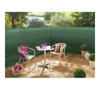 INTERMAS - Brise vue tissé 100% occultant -Vert - 1 x 5 m SUPRATEX G