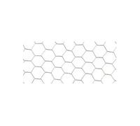 Grillage - NORTENE - Galvanex 41 - Acier galvanisé - 1m x 10m - Maille hexagonale