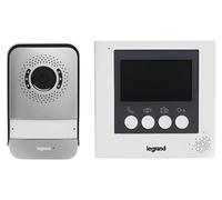 Interphone avec kit vidéo 4,3 pouces, 2 fils, Legrand 369110