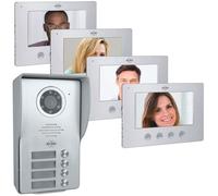 Interphone de Porte Vidéo 4 Familles ELRO DV477W4 - 7 pouces - 16 Sonneries - Gris