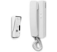 Avidsen Interphone Audio 2 Fils pour Maison avec Platine de Rue | Communication bidirectionnelle, Installation 2 conducteurs, Compatible ouvre-porte, Protection intempéries, Usage résidentiel