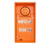 2N IP Safety, Câble, IP69K, SIP2.0, DHCP opt. 66, SMTP, 802.1x, RTSP, RTP, TFTP, HTTP, HTTPS, Syslog, ONVIF, Orange, 109 mm, 83 mm