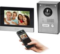Hikvision Kit visiophone connecté unifamilial 2 fils - écran tactile 7" Wi‑Fi caméra Full HD