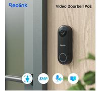 Interphone - Reolink Sonnette Vidéo PoE avec Chime,2K+ 5MP,Diagonale 180°,Audio bidirectionnel,Détection Personne