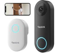 Interphone - Reolink Sonnette Vidéo WiFi avec Carillon 2K+ 5MP,Détection de Personne/Colis ,Grand Angle 180°