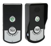 Interphone sans fil étanche IP54 - Portée 1000m - Batterie lithium 2000mAh - Installation sans câblage - Pour maison et hôtel