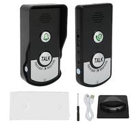 Interphone sans Fil, Sonnette Vocale Longue Distance, étanche IP54, pour Maison et Hôtel