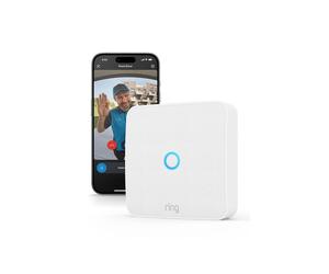 Interphone vidéo Amazon Ring, blanc, Wi-Fi 6 (802.11ax), batterie intégrée, 0 - 35 °C, 109 mm, 31,5 mm