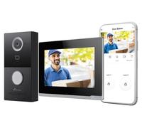 Interphone vidéo avec écran tactile Full HD de 7 pouces et caméra extérieure IP65 en résolution 1080p
