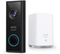 Interphone vidéo connecté 2K EUFY - Sans abonnement - Batterie - Blanc