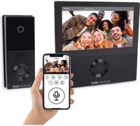 Interphone Vidéo Connecté Filaire SCS SENTINEL VisioWifi, Écran 7 pouces, Vision Nocturne, Noir