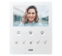 Interphone vidéo, écran de 5 pouces, fonction mains libres, couleur blanche