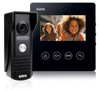 Interphone vidéo EURA VDP-52A3 « ATIRA » noir