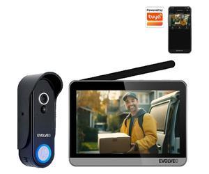 Interphone vidéo EVOLVEO DoorPhone W7 7 pouces noir