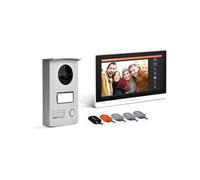 Interphone vidéo filaire avec badges VisioDoor 7 RFID écran tactile 7 visi