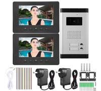 Interphone vidéo filaire avec caméra HD, moniteur extérieur infrarouge, étanche et vision nocturne, interphone intérieur mains libres
