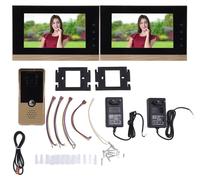 Interphone vidéo filaire, capteur CMOS HD, déverrouillage à un seul bouton, caméra de sonnette àtactile avec écran 7 pouces pour Home Company