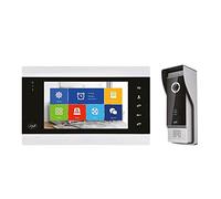 Interphone vidéo intelligente PNI SafeHome PT720MW WiFi HD, P2P, moniteur d'intérieur, application Tuya Smart dédiée