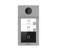 Interphone vidéo IP Hikvision Villa Door 2MP WiFi PoE 2 boutons avec ouverture de carte MF 2 relais intégrés IP65