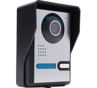 Interphone vidéo - Kit filaire - Écran LCD TFT 17,8 cm - Mains libres - Étanche - 15 V CC 1200 mA - Prise UE - Blanc