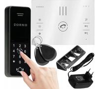 Interphone vidéo OR-DOM-BA-933/W - Blanc - IP65 - Accès par RFID et code - Système à 2 fils