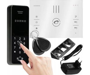Interphone vidéo OR-DOM-BA-933/W - Blanc - IP65 - Accès par RFID et code - Système à 2 fils