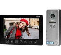 Interphone vidéo pour une famille Vibell NOVEO ORNO OR-VID-EX-1057/B, couleur, écran plat LCD 7", contrôle automatique de la porte, fonction interphone, 12 sonneries, IP65, noir/gris