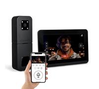 SCS Sentinel Vidéophone connecté sans fil HeyView Smart Air 7 pouces Wi‑Fi 868 MHz 128 Mo Noir