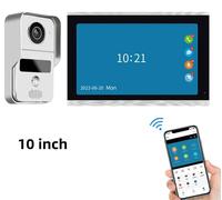 Interphone vidéo sans fil - Sonnette vidéo - Système d'interphone - Sécurité domestique - Sonnette numérique