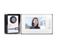 Interphone vidéo sans fil - YXLILI - 22,8x14,8x1,2 cm Interphone vidéo vision nocturne infrarouge surveillance 24h ensemble un un