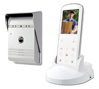 Interphone vidéo Smartwares VD36W - Sans fil - Unité intérieure portable