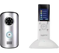 Interphone vidéo Sygonix SY-3396994 radio Set complet argent, blanc, noir