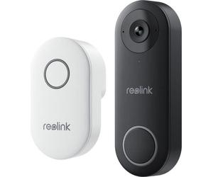 Interphone Vidéo WiFi Reolink D340W, 5MP, Vision Nocturne, Audio Bidirectionnel, Noir