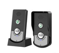 Interphone vocal 2 voies sans fil bidirectionnel pour intérieur et extérieur Noir
