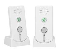 Interphone Vocal à 2 Voies, Système de Sonnette de 410 à 490 M, Système sans Fil Mains Libres à Commande Vocale pour Personnes âgées, Portée de 1 000 M (White)