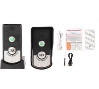 Interphone vocal sans fil, sonnette de porte, appels longue distance, 3 vitesses, tonalité réglable, Intercomunicador