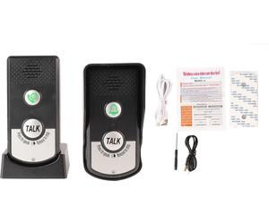 Interphone vocal sans fil, sonnette de porte, appels longue distance, 3 vitesses, tonalité réglable, Intercomunicador