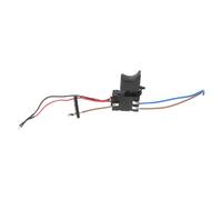 Interrupteur 12 V 16 A pour Perceuse sans Fil à Batterie Lithium | Bouton-poussoir Noir en Plastique, Inversion de Direction, Éclairage Intégré, Montage Facile pour Bricolage Domestique