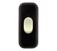 Zenitech Interrupteur unipolaire 2A luminescent - Noir