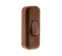 Interrupteur 2A Unipolaire Marron - Zenitech