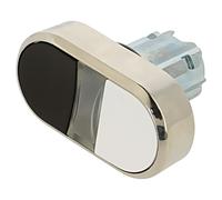 Siemens 3SU10503AB610AA0 3SU1050-3AB61-0AA0 Bouton-poussoir à double touche collerette métal, finition brillante bouton argent