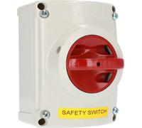 Interrupteur 40 A 0-1 4P+E dans un boîtier IP65 25509 Famatel