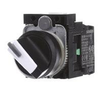 Interrupteur rotatif 22mm plastique circulaire court I-O-II 3SU1100-2BL60-1NA0