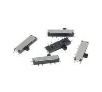 Interrupteur À Bascule 8 Broches SMD On-Off-On 1P2T, Coulissant Latéral for Montage Sur PCB, MSK-12C03-07