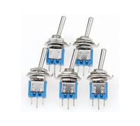 Interrupteur à bascule à bascule SMTS-102, 3 broches, 2 positions, interrupteur d'engrenage de verrouillage for remplacement de Circuit électronique, bricolage, 10 pièces(5PCS)