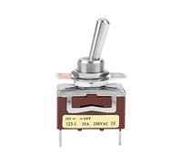Interrupteur à bascule momentané 220V, trou de montage 12 mm | Commutateur à Impulsion, Marche/Arrêt, Format Compact, Perçage Réduit, Auto, Électroménager, Industrie